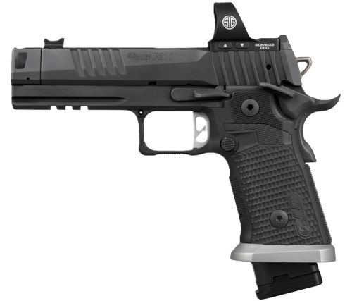 SIG Sauer P211-GTO Handgun 9MM Luger 21(2)&23(1)rd Magazines 4.4" Compensated Barrel with Romeo3 Pro SAO