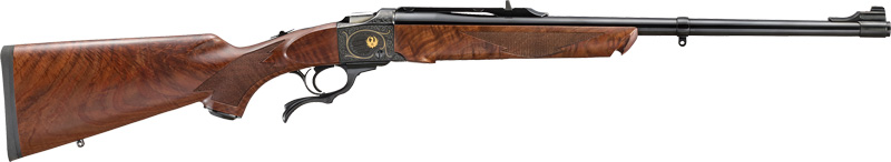 Ruger No. 1 25th Anniversary .375 Ruger 22" Blue High Grade Walnut Stock with Patriotic Engraving 21364