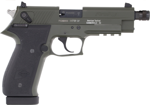 ATI GSG Firefly Handgun .22 LR 13RD Magazine(1) 4.9 Threaded Barrel OD Green Frame