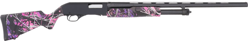 Savage Stevens 320 Field Grade Compact Muddy Girl Shotgun 20GA 3" Chamber 5RD Capacity 26" Barrel Pink Camo