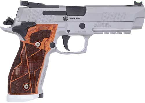 SIG Sauer P226 Xfive Handgun 9MM Luger 10RD Magazines (3) 5" Barrel Silver with Brown Grips