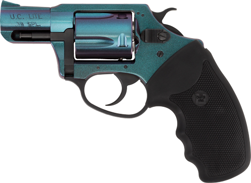 Charter Arms Undercover Chameleon .38 Spl 5RD Capacity 2" Barrel Blue-Green Frame Black Cylinder Full Grip