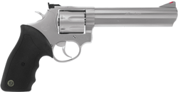 Taurus 66 Handgun .357 MAG 7RD Capacity 6" Barrel Stainless Finish Hogue Grip