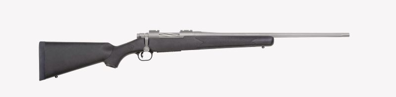 Mossberg Patriot Stainless Cerakote Rife 350 Legend 4RD Capacity 22'' Threaded Barrel Black Synthetic Stock
