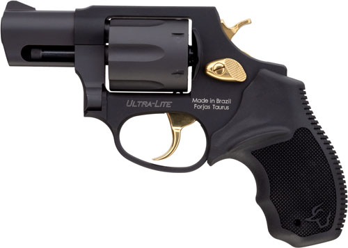Taurus 856 Ultra Lite .38 Spl 6RDS 2" Barrel Matte Black W/Gold Accents