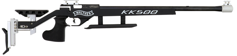 Walther KK500 Blacktec 2863986M 22LR Precision Rifle Black Stock
