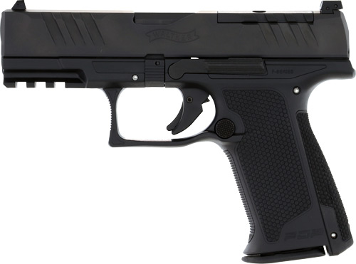 WALTHER PDP F OR 9MM 4in. FS - 10-SHOT BLACK POLYOMER FRAME-img-0