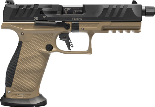WALTHER PDP OR PRO SD 9MM 5.1in. - 18-SHOT TAN POLYOMER FRAME-img-1