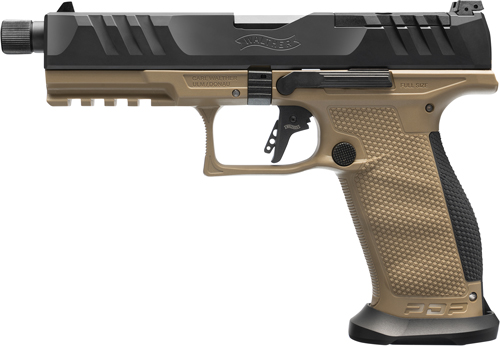 WALTHER PDP OR PRO SD 9MM 5.1in. - 18-SHOT TAN POLYOMER FRAME-img-2