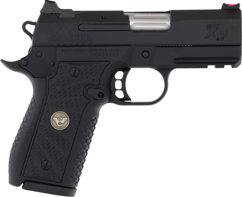 WILSON EDC X9 2.0 9MM 3.25in. - LIGHT RAIL 15RD BLACK ARMOR.-img-0