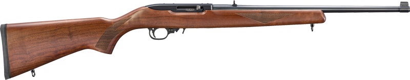 Ruger 10/22 Walnut .22LR Rifle 18.5 in BX-Trigger (1-10rd)
