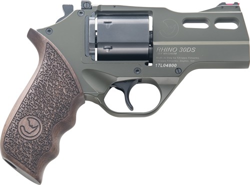 Chiappa Rhino Revolver 30DS Hunter OD Green Hand Gun .357 MAG 6RD Capacity 3" Barrel with 3 Moon Clips