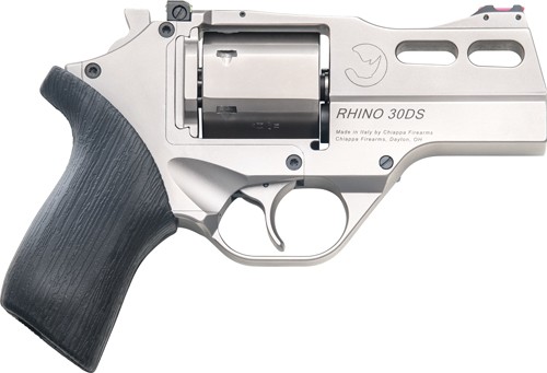 Rhino Revolver 30DS .357 MAG Chrome with 3 Moon Clips 6 Rounds