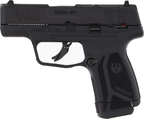 Ruger MAX-9 9mm Optic Ready 3.2" 12RD Manual Safety