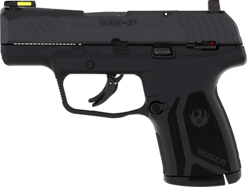 Ruger MAX-9 9mm 3.2 in Black Oxide 10rd Semi-Automatic Pistol