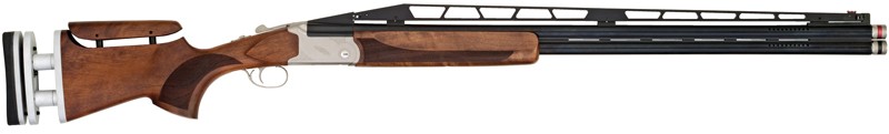 Tristar Arms TT-15 DT Adjustable (DTA) O/U Trap Shotgun 12GA 32" Barrel Silver/Walnut Stock