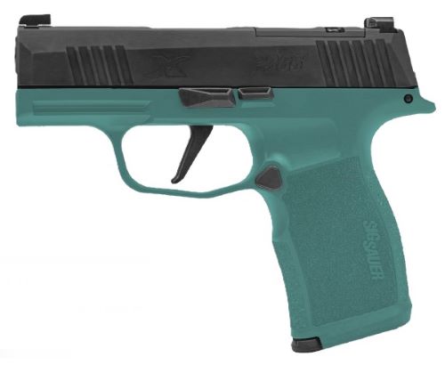 SIG P365X BAMA Breeze 9MM 3.1" - XRAY3 (2)12rd TEAL/Black
