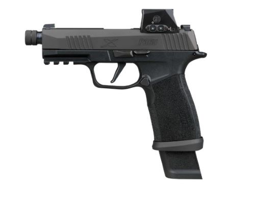 Sig Sauer P365X-Macro TACOPS Handgun 9mm Luger 21rd Magazines(4) 4 Threaded Barrel Romeo-X Red Dot - Sig Sauer - 9MM for sale at TheGunDock