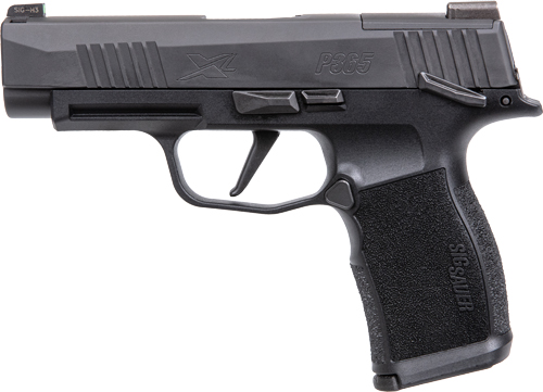SIG Sauer P365 XL X Series Handgun 9MM Luger 10RD Magazine 3.7" Barrel Black Manual Safety MA Compliant