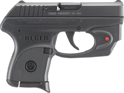 Ruger 380 Auto Pistol with Viridian E-Series red laser sight