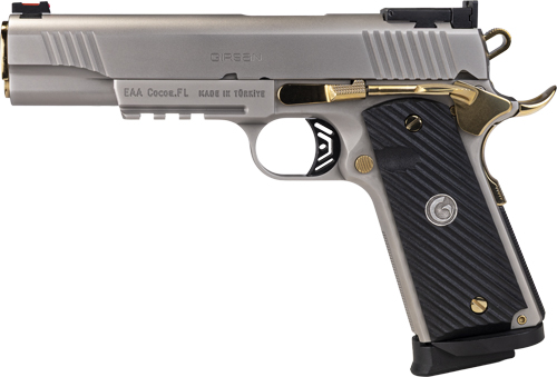 Girsan MC1911 Negotiator 1911 Pistol 38 Super 5" Titanium Nitride 9-Round