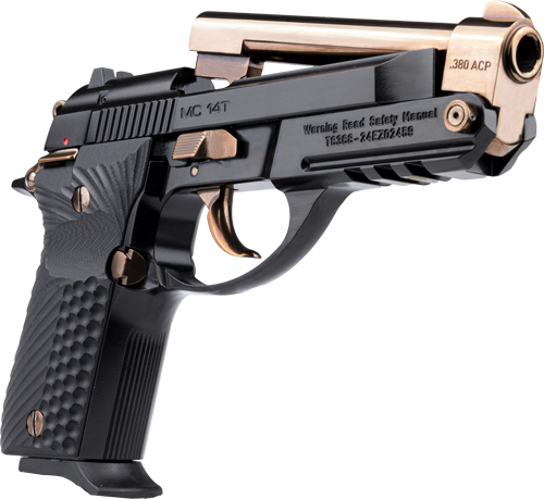 GIRSAN MC14T COLORWAY 380ACP - G10 13RDS ROSE GOLD/GLOSS BLK-img-3