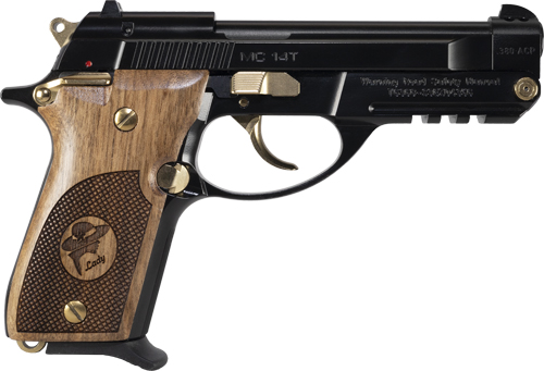 Girsan MC 14T Lady Tip-Up Handgun .380 ACP 13RD Magazine 4.5" Barrel Black Gloss and Gold