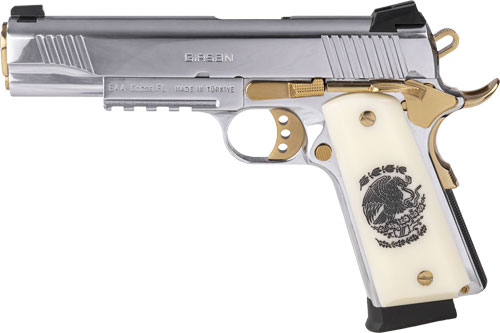 GIRSAN MC1911S LIBERADORE II - 9MM 10RD CHROME GOLD ENGRAVED-img-3
