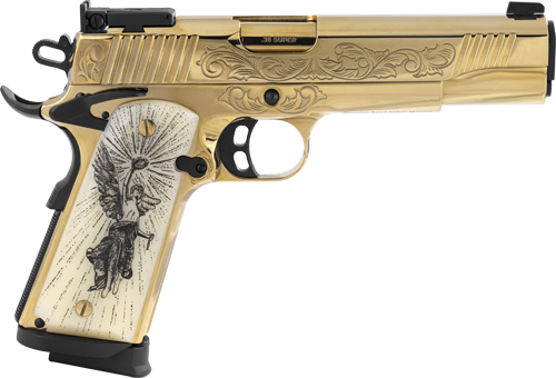EAA Girsan MC1911 Gold Lux .38 Super 5" 9rd Gold PVD Semi-Auto Pistol