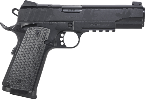 Girsan MC1911S Influencer GOVT - 38SUP ADJ Sight 9RD Black CAM