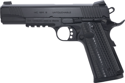 EAA Untouchable MC1911S 1911 Semi-Automatic Pistol (.45 ACP) - Black