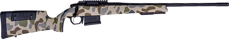 Weatherby Model 307 HUSH Rifle 7MM PRC 5RD Magazine(1) 22'' Threaded Barrel Camo Synthetic Stock