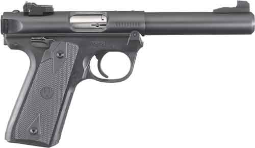 Ruger Mark IV Target 22LR pistol with 5.5 inch blued barrel