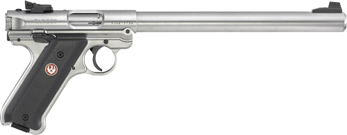 Ruger Mark IV Target 22 LR (Model 40174) 10" Bull Barrel Satin Stainless Steel Semi-Auto Pistol