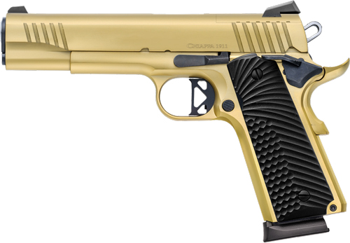 Chiappa 1911 Superior or Handgun 38 Super 9RD Magazine 5" Barrel Gold