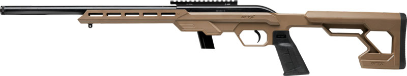 Savage 64 Precision .22 LR Rifle 10rd 16.5" Threaded Barrel FDE Chassis