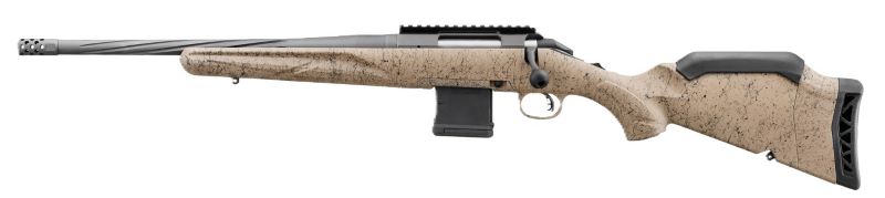 Ruger American Gen II Ranch Left-Handed Bolt-Action Rifle (FDE Splatter) 16.1in