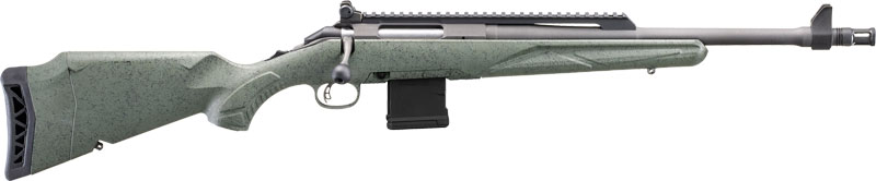 Ruger American Gen II Scout Rifle 5.56 NATO 16.1in Threaded Barrel 10rd Leaf Green