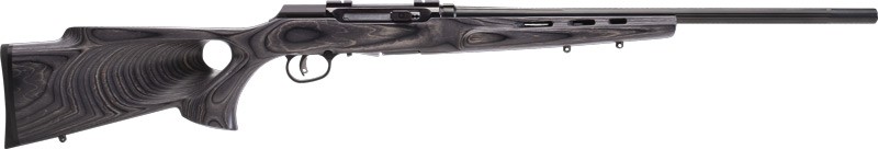 Savage Arms A17 Target Thumbhole Rifle 17 HMR 10RD Magazine 22" Barrel Grey Wood Accutrigger