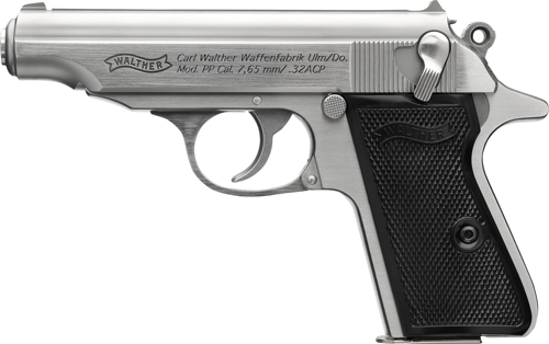 Walther PP Stainless Handgun .32 ACP 8rd