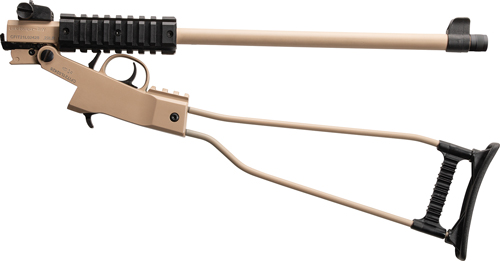Chiappa Little Badger Rifle Cerakote Desert Sand 16.5IN BBL 1/2X28 Threaded