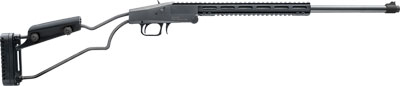 Chiappa Big Badger Folding Shotgun .410 3" Chamber Single Shot 20" 1/2X28 Threaded Barrel Black