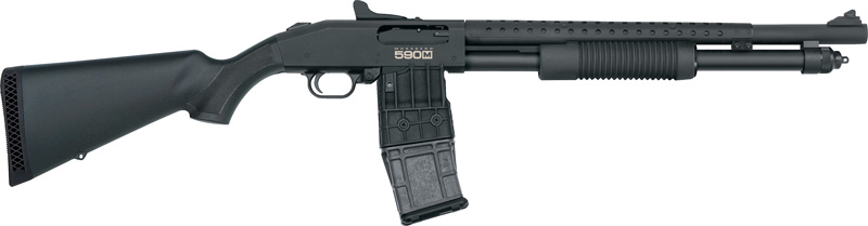 Mossberg 590M Mag-Fed Pump-Action 12 Gauge Shotgun
