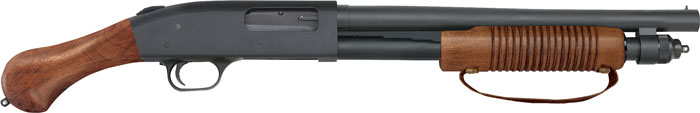 MOSSBERG 590 NIGHTSTICK 12GA - 3in. 6RD CORNCOB FOREND BLD/WOOD-img-1