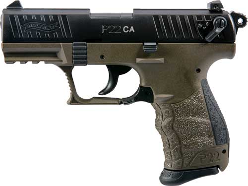 Walther P22 CA Compliant .22LR 3.42" Military Handgun (10rd)