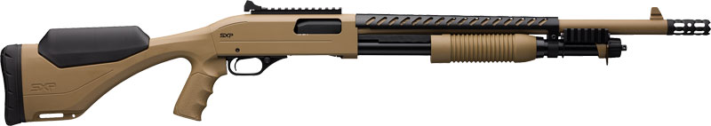 Winchester SXP Extreme Defender FDE Shotgun 12GA 3" Chamber 5RD Capacity 18" Barrel FDE Stock