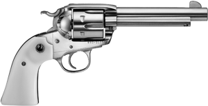 Ruger New Bisley Vaquero Bisley Revolver (5.5" Stainless, Simulated Ivory)