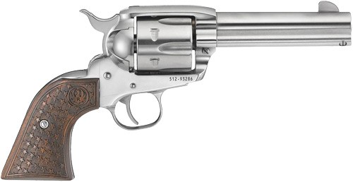 Ruger Vaquero 357MAG 4-5/8" - FS SS WOOD Short SPUR HMR