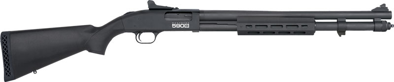 Mossberg 590S Pump Action Shotgun 12GA 1387RD Capacity 20" Barrel Synthetic Stock Ghost Ring Sight