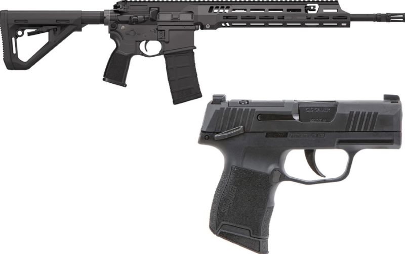 SIG Sauer SIG516 G3 Freedom Package 5.56MM 30RD Magazine(1) 16" Threaded Barrel W/P365 9MM Luger or 10RD Magazine(2) 3.1" Barrel